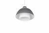 Grafitowa lampa wisząca półokrągły klosz nowoczesna do loftowych wnętrz TILOS R36501942 RL